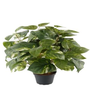 Epipremnum aureum factice en pot H 40 cm D 34 cm