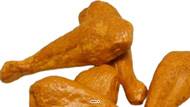 Cuisses de poulet cuites factices par 5, H 13 cm L 4,5 cm