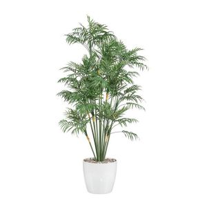 Palmier Areca factice H 90 cm tres fournie dans un pot ceramique