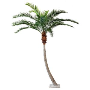 Palmier Phoenix factice Courbe H 340 cm D 210 cm 11 palmes sur platine