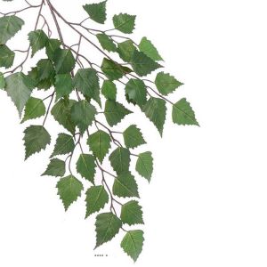 Branche bouleau artificielle 64 cm 48 feuilles