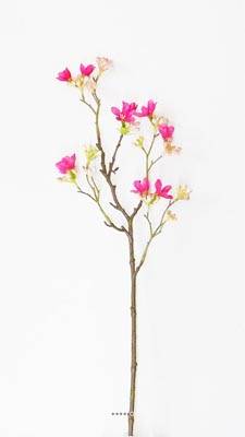 Branche de Jasmin factice 10 fleurs H 50 cm Superbe branche Rose fushia