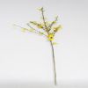 Branche de Forsythia artificiel Jaune H 88 cm 41 fleurs superbe